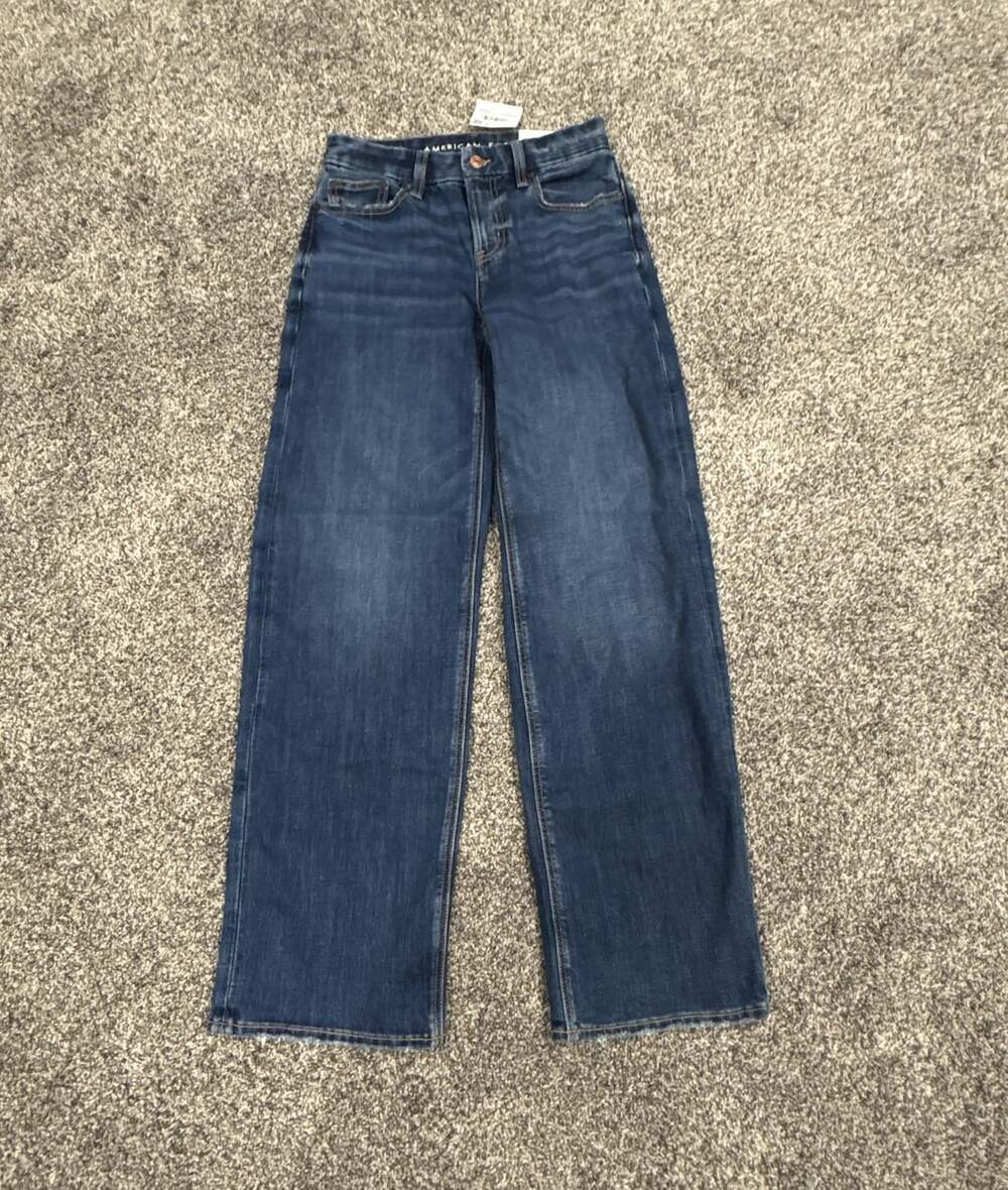 American Eagle Curvy Stovepipe Jeans Size 00 Regular High-Rise